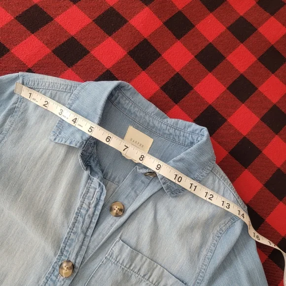 Harper Heritage Chambray Denim Romper - Picture 6 of 12